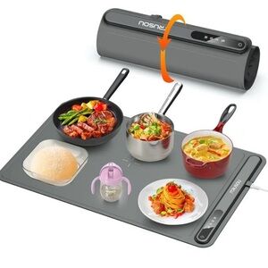 Gray Electric Heating Pad for Cooking